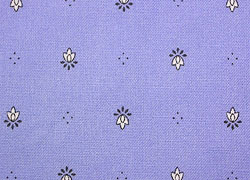 French tablecloth coated or cotton Calissons lavender blue